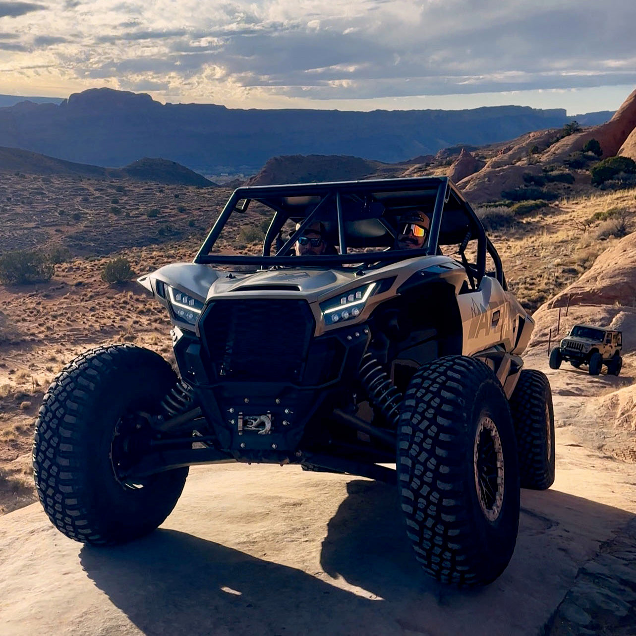 3.5 Hour You‑Drive Hell’s Revenge with Fins & Things Moab UTV Tour